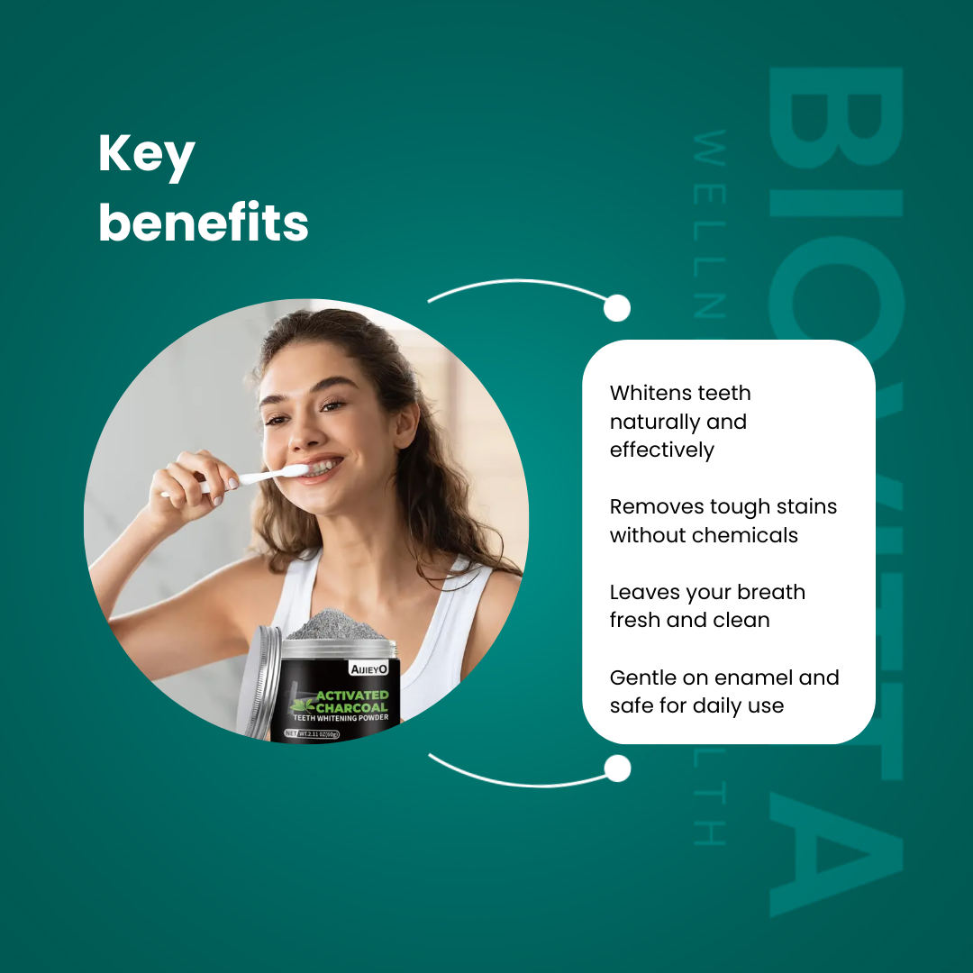 Charcoal FreshPolish™ Zahnaufhellungs-Pulver