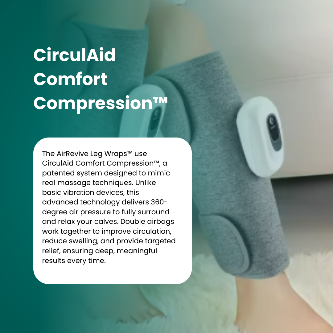 AirRevive Leg Wraps™ Wadenmassagegerät