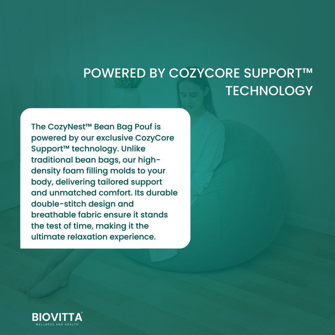 CozyNest™ Sitzsack Pouf